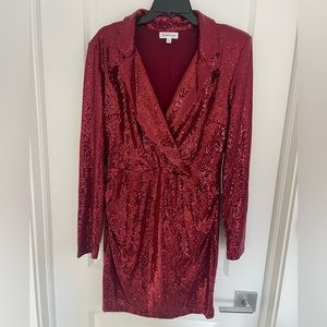 NWT Sparkly Red Dress